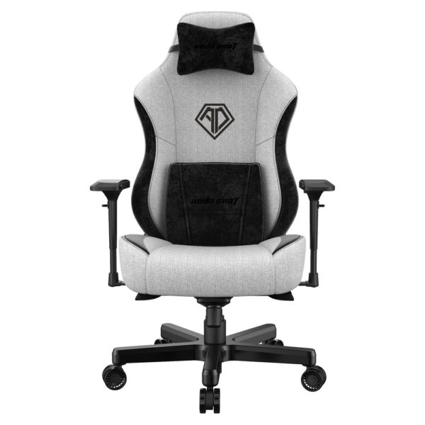 ANDA SEAT Gaming Chair AD18 TPRO Light Grey/ Black FABRIC